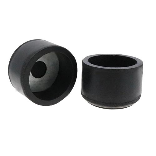 Flat Rubber Walking Stick Ferrule ,27mm Length