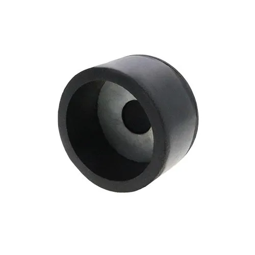 Flat Rubber Walking Stick Ferrule ,27mm Length