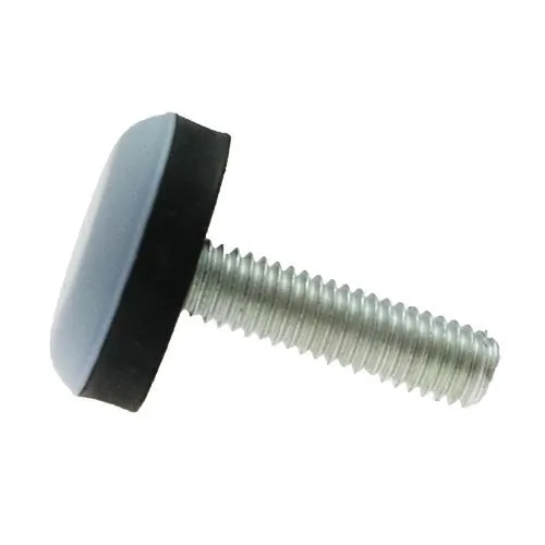 M10 Threaded Teflon Glide - 50mm Base x 25mm Thread | PTFE