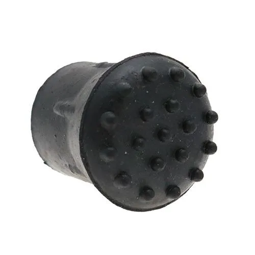 Treaded Rubber Walking Stick Ferrule ,30mm Length