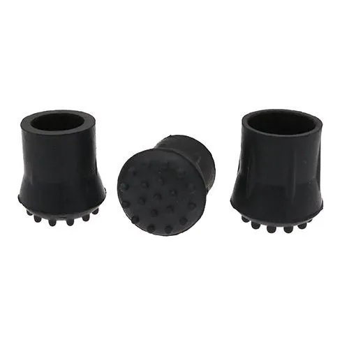 Treaded Rubber Walking Stick Ferrule ,30mm Length