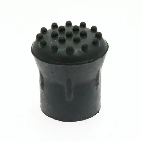 Treaded Rubber Walking Stick Ferrule ,30mm Length