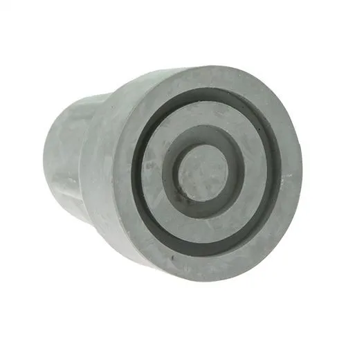 Crutch Feet -  19mm ID,Grey Rubber
