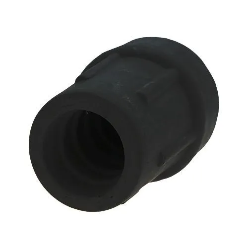 22mm Black Crutch Ferrule | Rubber