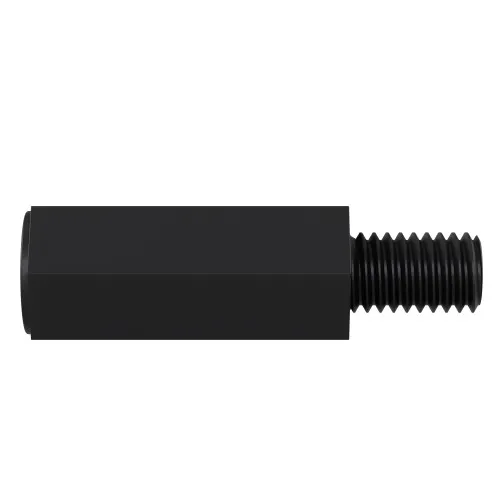 M4 x 20mm Hexagonal Male/Female Standoff, 8mm Flats - Black Nylon
