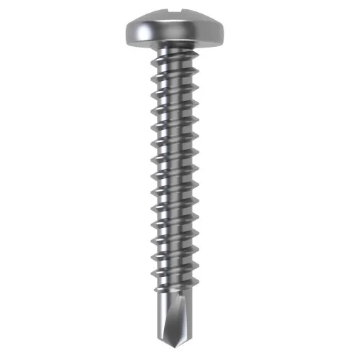 6.3mm x 32mm Pozi Pan Head Self Drilling Screw DIN 7504MZ | A4 Stainless Steel