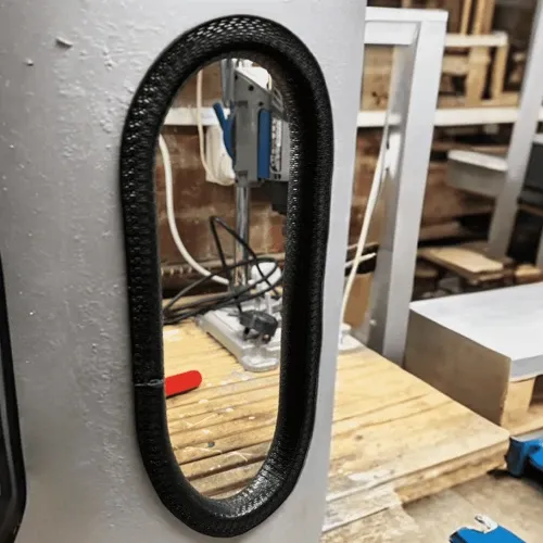 14mm x 9.5mm Heavy Duty Edging (For 1-3mm Panel) Reinforced 50m PVC