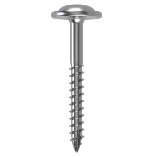 5.0mm x 25mm Wafer Head Timber Screw With Cutting Point - T25 | A2 Stainless Steel