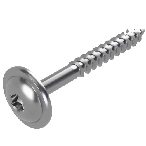 10.0mm x 110mm Wafer Head Timber Screw With Cutting Point - T40 | A2 Stainless Steel