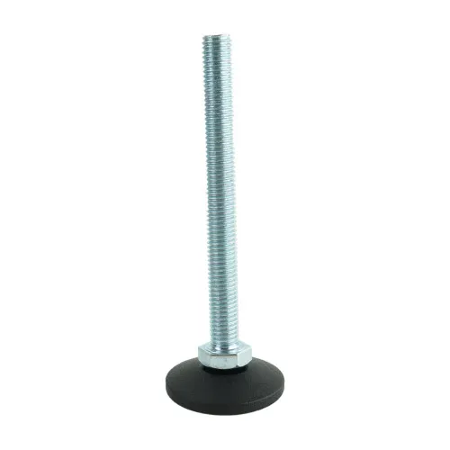 M12 x 120mm Swivel Foot - 48mm Base (650kg Load) | Polyethylene