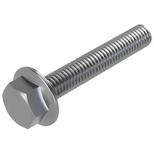 M5 x 12mm Hex (Non Serrated) Flange Bolt (DIN 6921) | Marine Grade A4-70 Stainless Steel