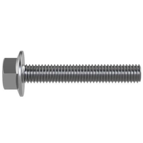 M5 x 40mm Hex (Non Serrated) Flange Bolt (DIN 6921) | A2-70 Stainless Steel