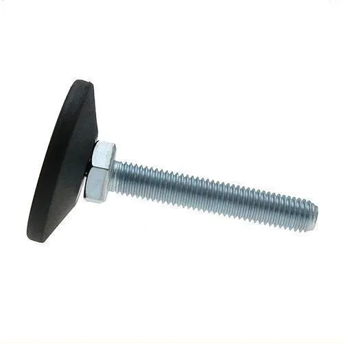 M12 x 60mm Swivel Foot - 58mm Base (650kg Load) | Polyethylene