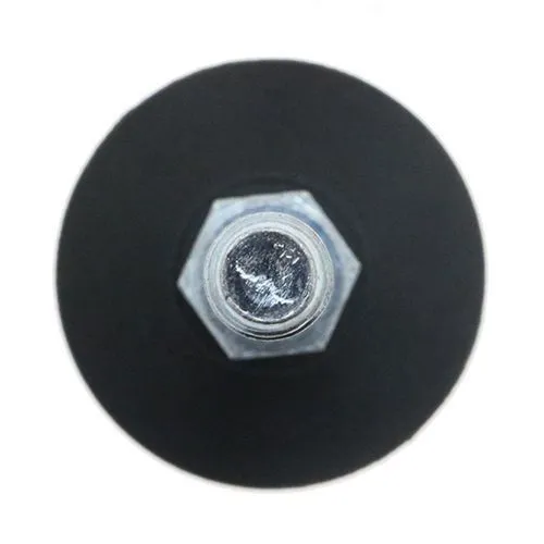M12 x 70mm Swivel Foot - 58mm Base (650kg Load) | Polyethylene