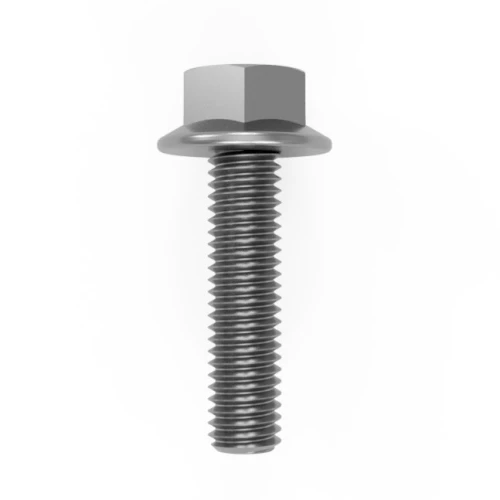 M8 x 20mm Hex Flange Bolt (DIN 6921) - A2-70 Stainless Steel