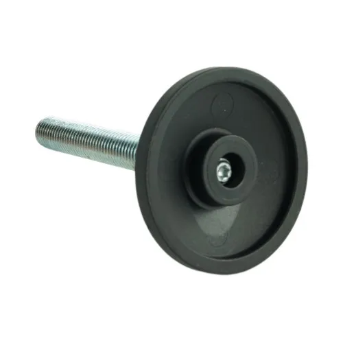 M12 x 90mm Swivel Foot - 58mm Base (650kg Load) | Polyethylene