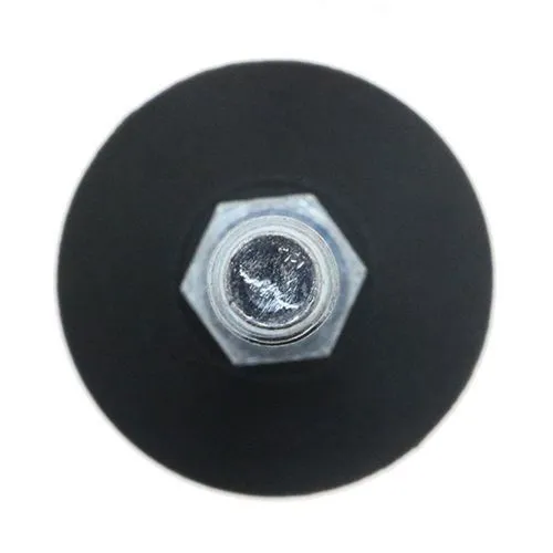 M12 x 100mm Swivel Foot - 58mm Base (650kg Load) | Polyethylene