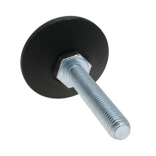 M12 x 120mm Swivel Foot - 58mm Base (650kg Load) | Polyethylene
