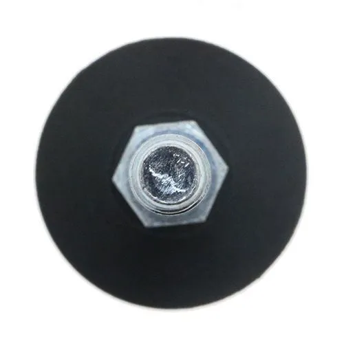 M12 x 120mm Swivel Foot - 58mm Base (650kg Load) | Polyethylene