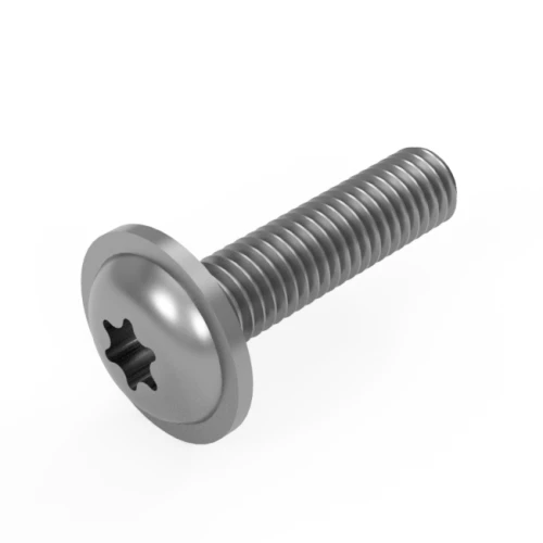 M10 x 100mm - Flanged Torx Socket Button Screws - ISO 7380-2 | Vital Parts