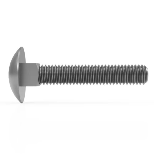 M10 x 100mm Coach Bolt - Full Thread (DIN 603) | A2 Stainless Steel