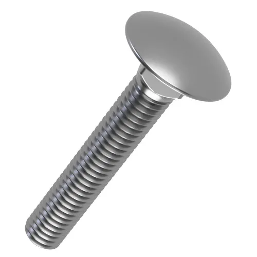 M5 x 100mm Coach Bolt - Full Thread (DIN 603) | Marine Grade A4 Stainless Steel