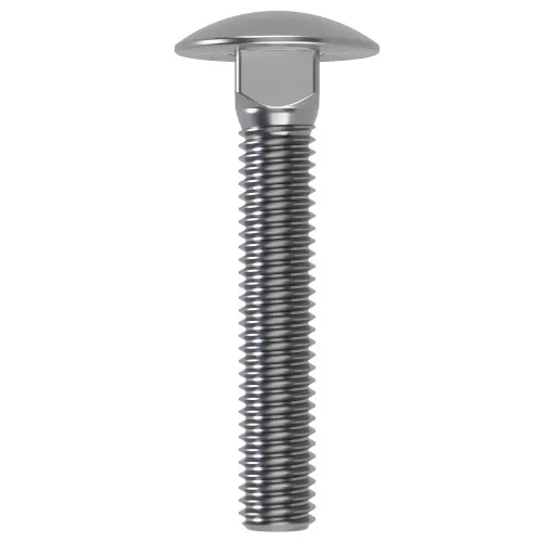 M5 x 18mm Coach Bolt - Full Thread (DIN 603) | Marine Grade A4 Stainless Steel