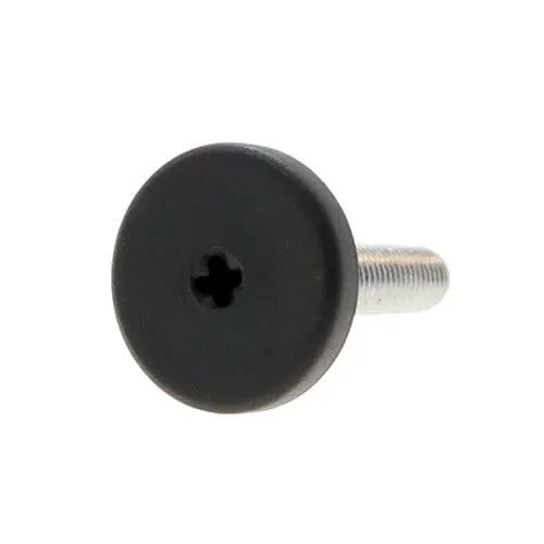 M10 x 63mm Steel Adjustable Foot - 30mm Pozi Base | 300kg Load