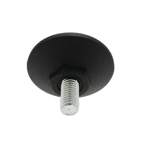 M8 x 32mm Steel Adjustable Foot - 40mm Pozi Base | 250kg Load