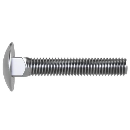 M8 x 16mm Coach Bolt - Full Thread (DIN 603) | A2 Stainless Steel