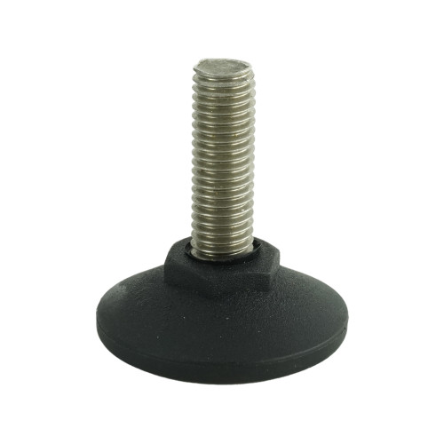 M10 x 32mm Stainless Steel Pozi Adjustable Foot - 40mm Base | 300kg Load