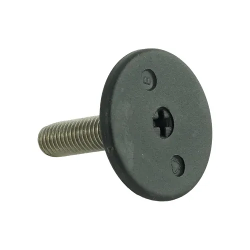 M10 x 32mm Stainless Steel Pozi Adjustable Foot - 40mm Base | 300kg Load