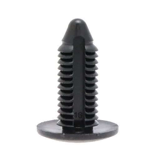 7mm x 34.8mm Fir Tree Clip (2.5mm-25mm Panel Thickness) Black | Nylon