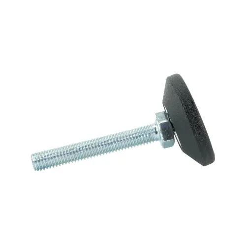 M8 x 50mm Swivel Foot - 38mm Base (400kg Load) | Polyethylene