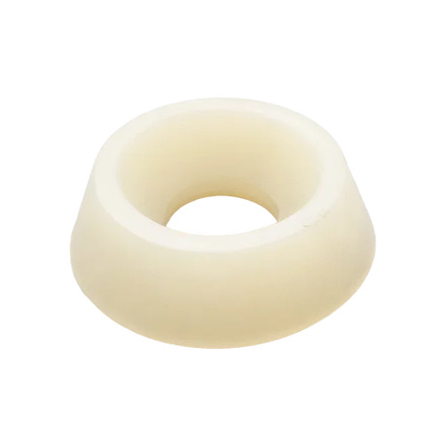 M6 Finishing Washer (16mm OD x 6.4mm ID) Countersunk Tapered | Natural Nylon