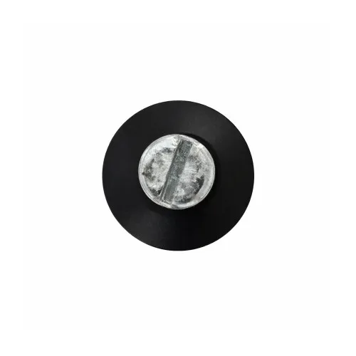 M8 x 25mm Articulated Adjustable Foot (Slotted Head) - 48mm Base | Black Polypropylene & Steel