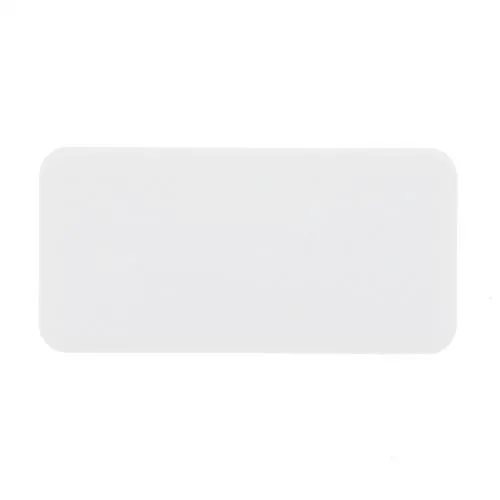 White Rectangular Unistrut End Cap (41mm x 21mm) | LDPE