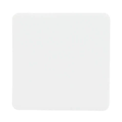 41mm x 41mm Square Unistrut End Caps, White, LDPE