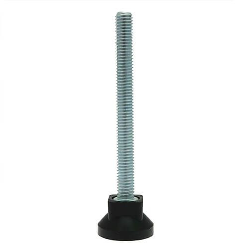 M6 x 25mm Levelling Foot - 25mm Black Base