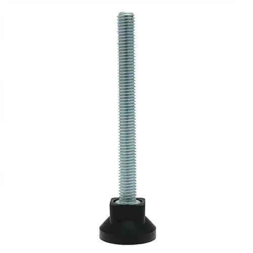 M6 x 25mm Levelling Foot - 25mm Black Base