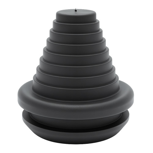Stepped Rubber Grommets - 21mm Hole Diameter - 27.5mm Length - PVC