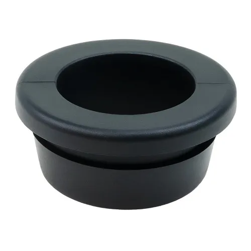 8mm Quick Fit Grommet - 14mm Mounting Hole (1.5mm Panel Thickness) | Black PVC