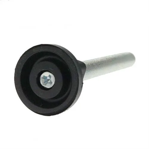 M6 x 25mm Levelling Foot - 25mm Black Base
