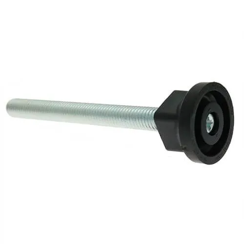 M6 x 25mm Levelling Foot - 25mm Black Base