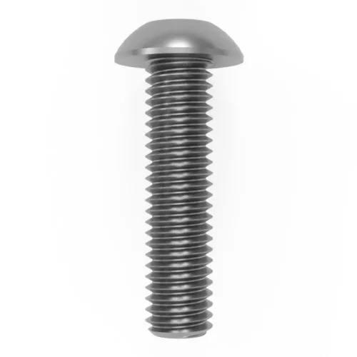 M2 x 10mm Hex Socket Button Head ISO 7380-1  A2 Stainless Steel