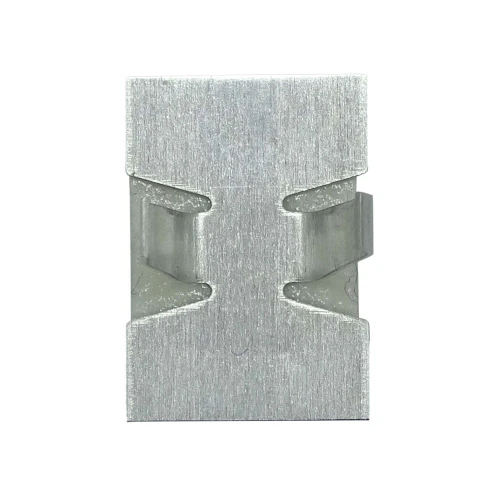 Self Adhesive Aluminium Cable Clip - Double Arm for 6.3mm bundles