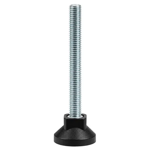 M8 x 25mm Levelling Foot - 25mm Black Base