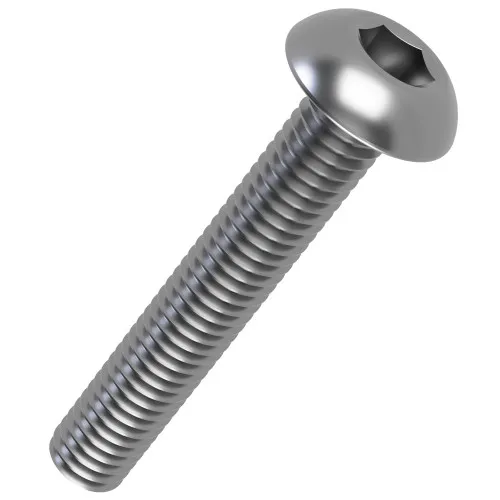 M8 x 18mm Hex Socket Button Head ISO 7380-1  A2 Stainless Steel