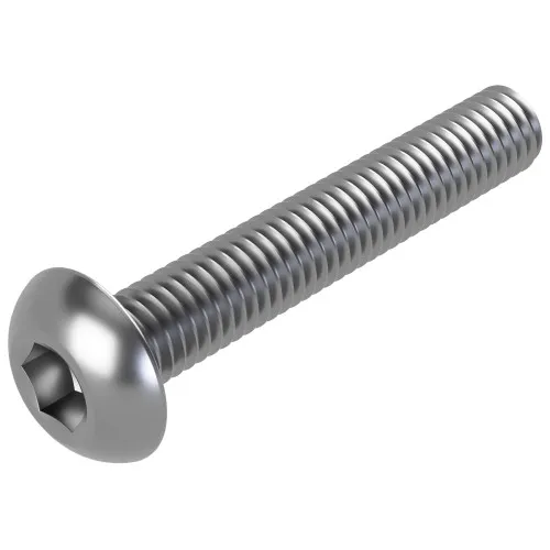 M8 x 18mm Hex Socket Button Screw (ISO 7380-1) A2 Stainless