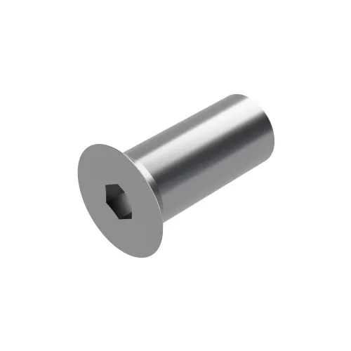 A4 Stainless Countersunk Barrel Nut M8x16mm | Hex Barrel Nut